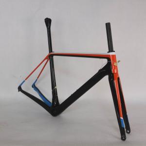 2022 free shipping new Disc road carbon frame . bicycle frameset include carbon fork carbon seatpost silver color tantan factory